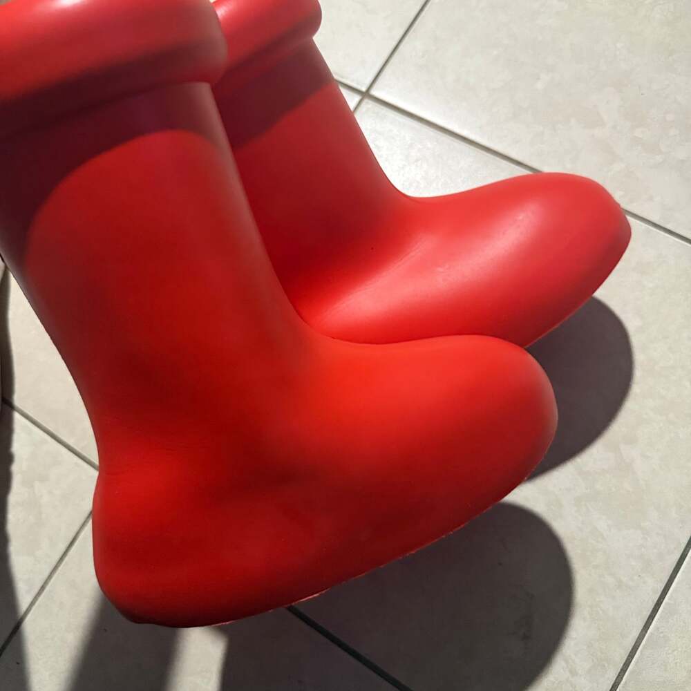 MSCHF Big Red Boot BRB Astro Boy Cartoon Boots